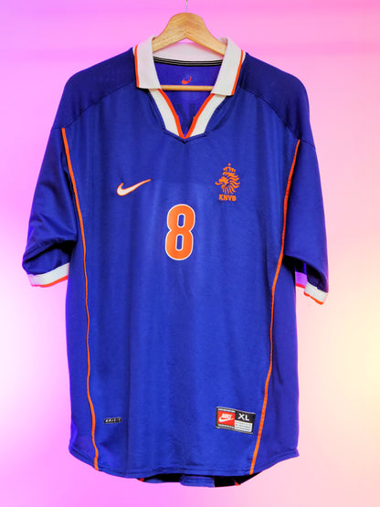 Netherlands 1998/2000 Away Shirt (#8 Bergkamp) (XL)