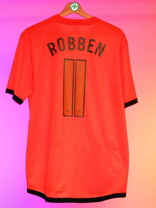 Netherlands 2012/2013 Home Shirt (#11 Robben) (L)