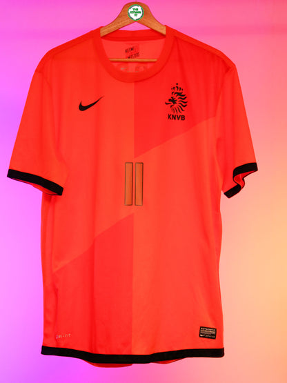 Netherlands 2012/2013 Home Shirt (#11 Robben) (L)