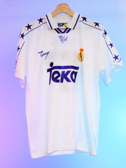 Real Madrid 1994/1996 Home Shirt Taguy (#17 Raul) (XL)