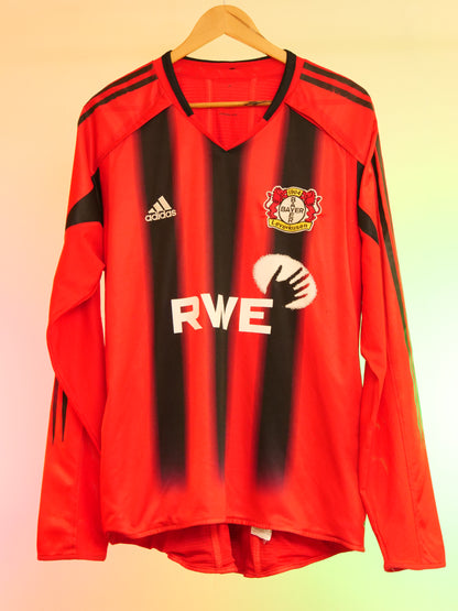 Leverkusen 2004/2005 Home Shirt Longsleeve (#9 Berbatov) (L)