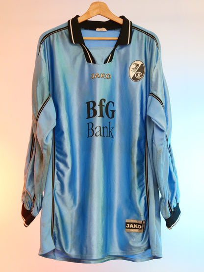 Freiburg 2001/2002 Keeper Shirt Matchworn (#21 Schoppel) (XXL)