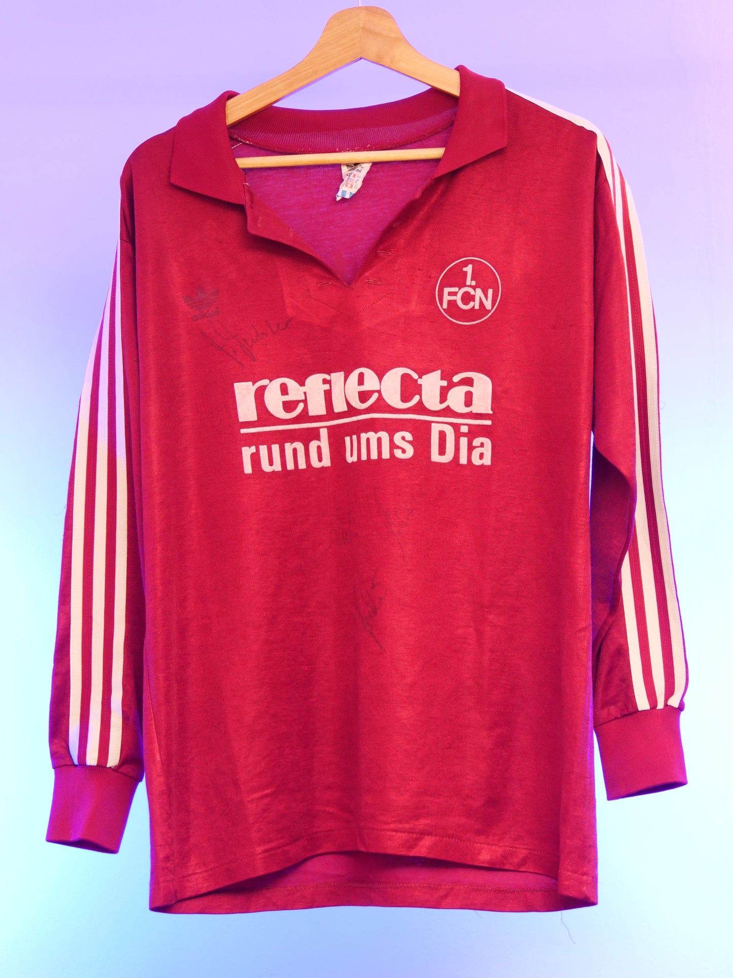 Nürnberg 1990/1992 Home Shirt Longsleeve Signed (M)