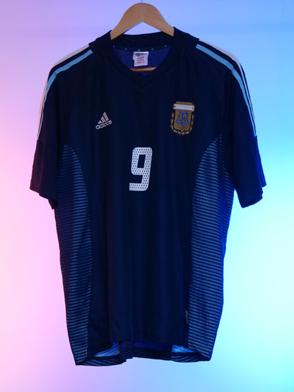 Argentina 2002/2004 Away Shirt (#9 Batistuta) (M)