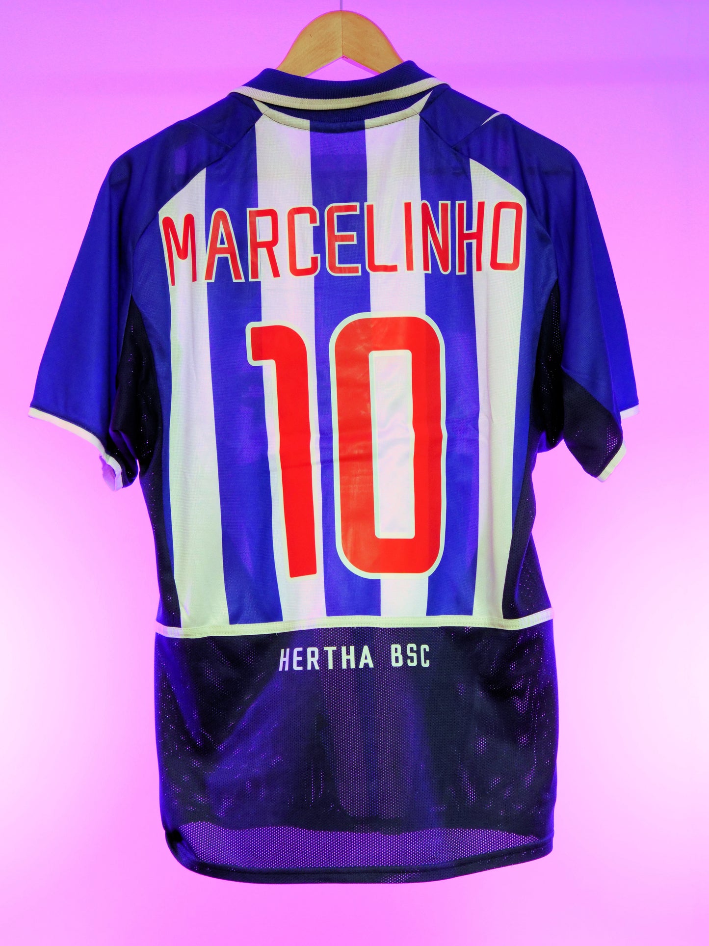 Hertha BSC 2002/2004 Home Shirt (#10 Marcelinho) (S)