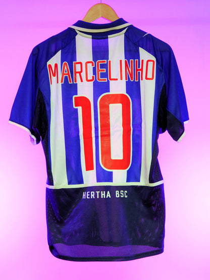 Hertha BSC 2002/2004 Home Shirt (#10 Marcelinho) (S)