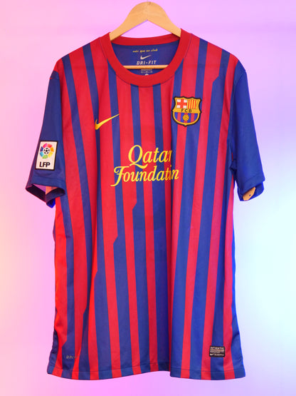 Barcelona 2011/2012 Home Shirt (#5 Puyol) (XL)