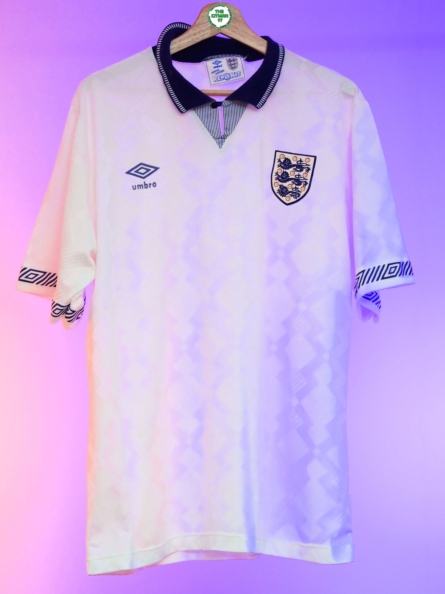 England 1990/1992 Home Shirt (L/XL)