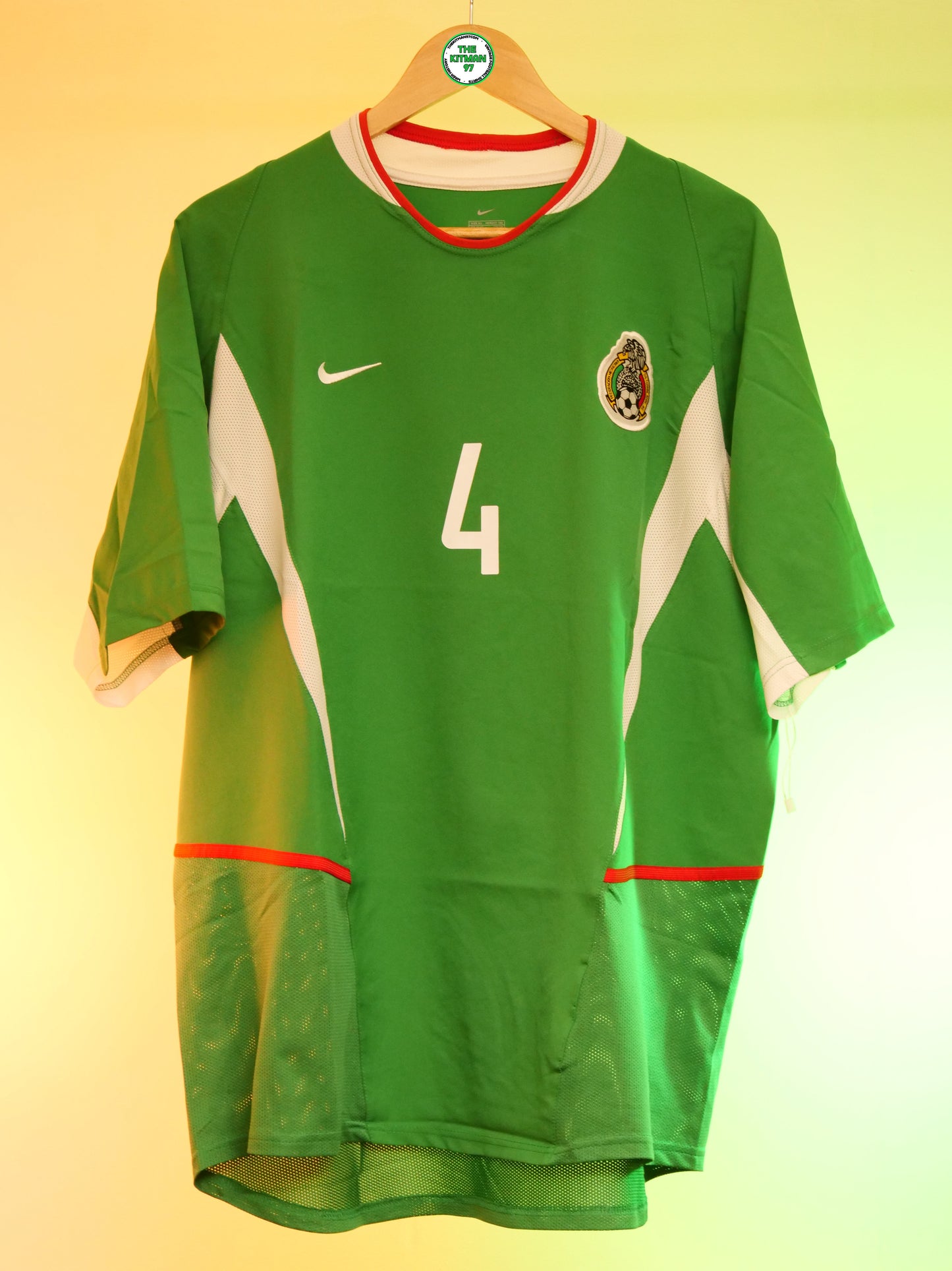 Mexico 2003/2004 Home Shirt (#4 R. Marquez) (XL)