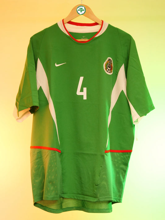 Mexico 2003/2004 Home Shirt (#4 R. Marquez) (XL)