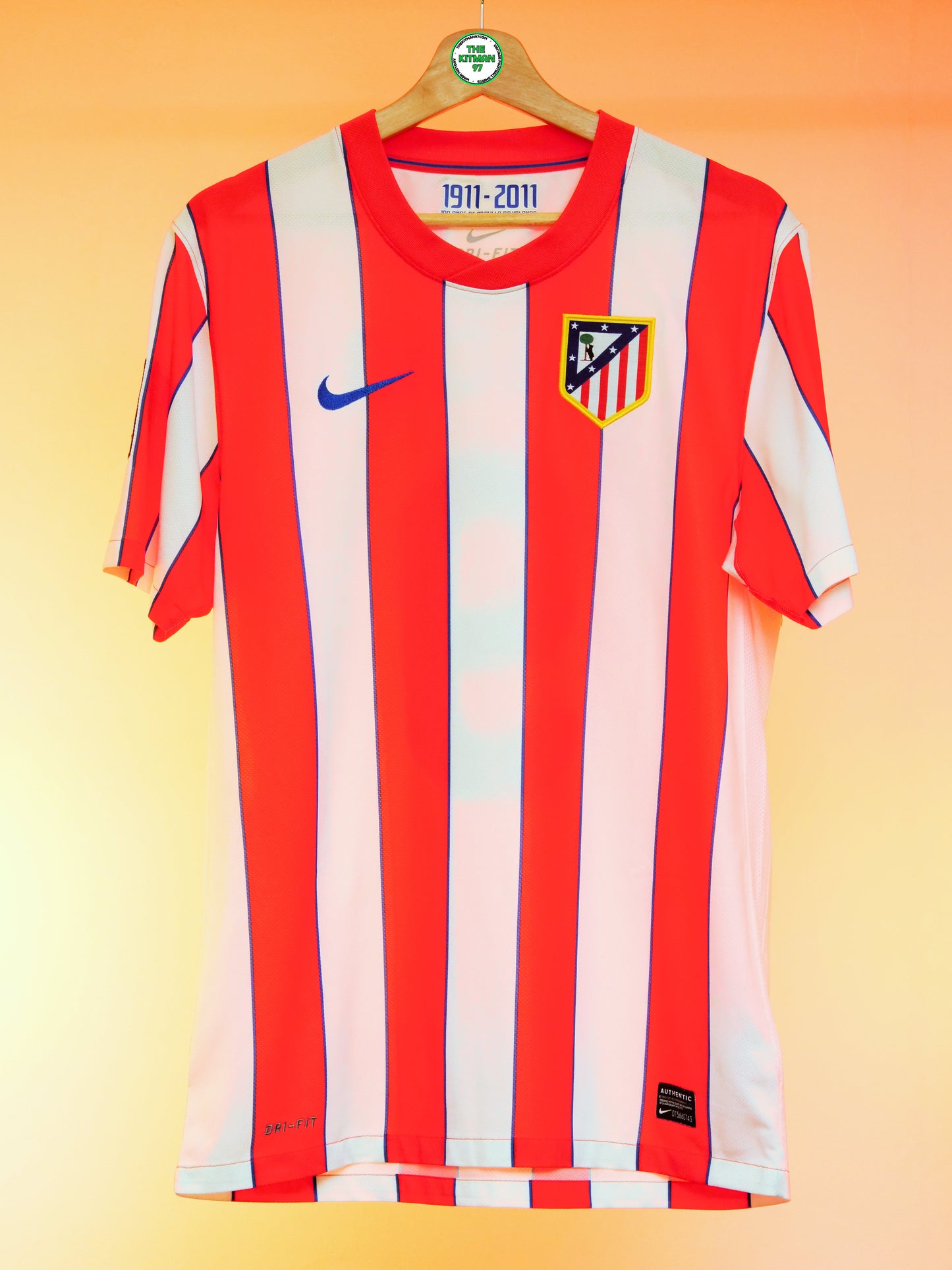 Atletico Madrid 2011/2012 Hime Shirt (#9 Falcao) (M)