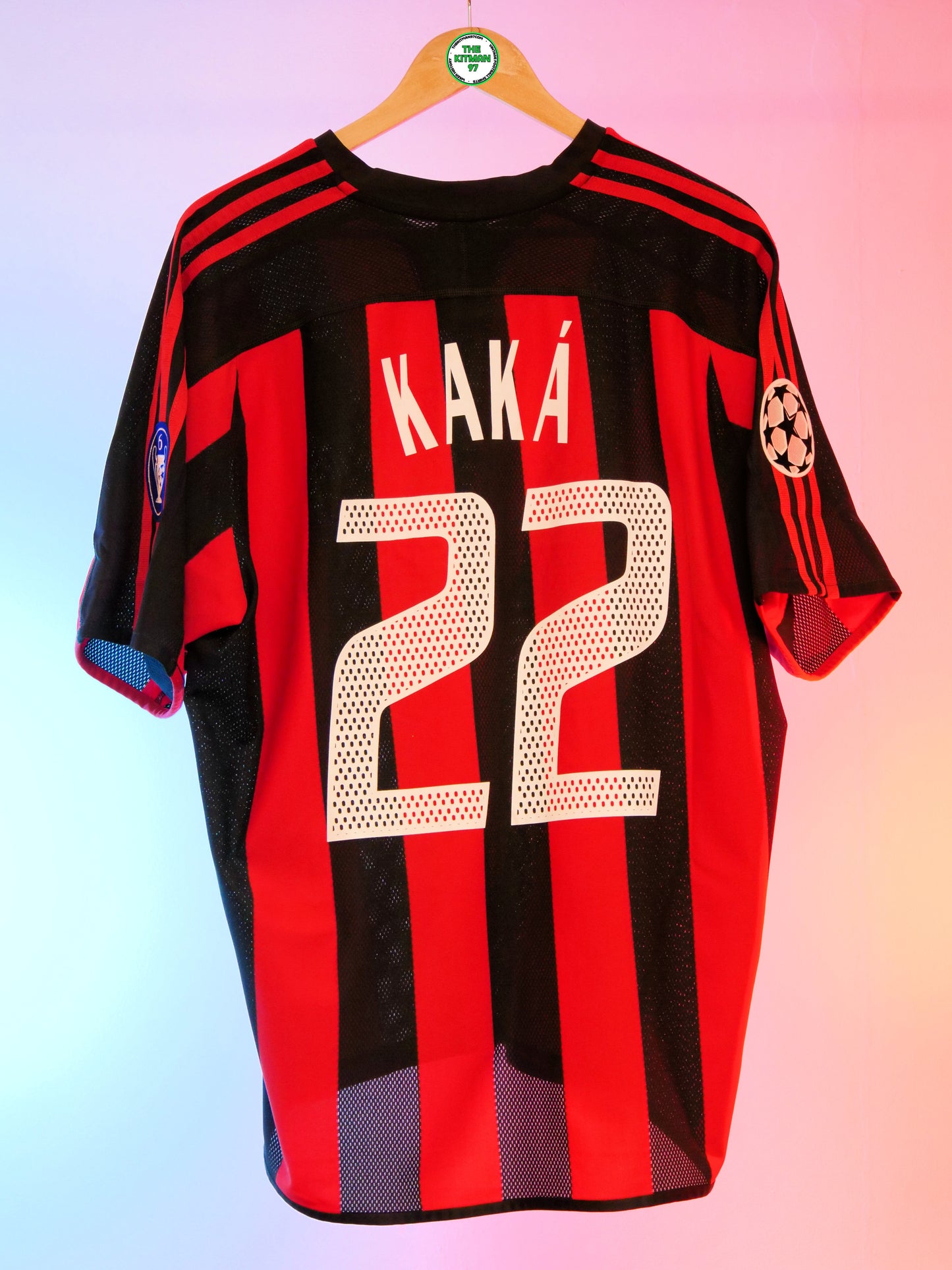 AC Milan 2003/2004 Home Shirt (#22 Kaka) (M)