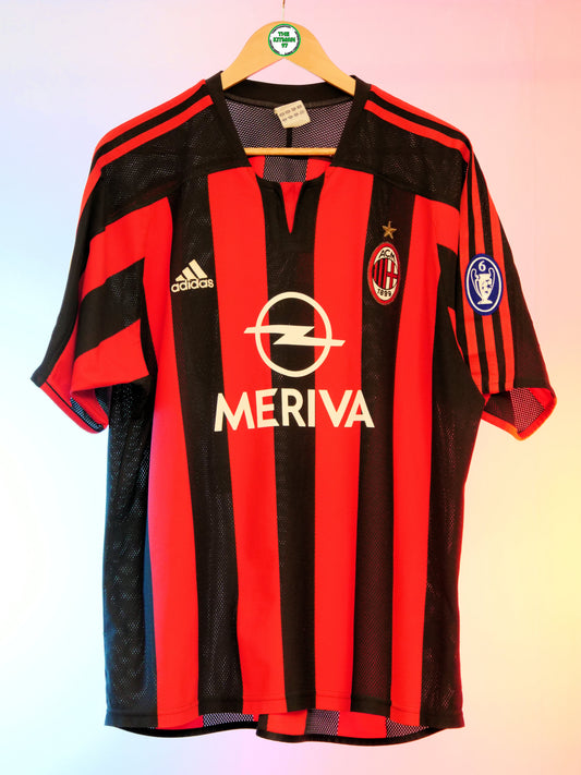 AC Milan 2003/2004 Home Shirt (#22 Kaka) (M)
