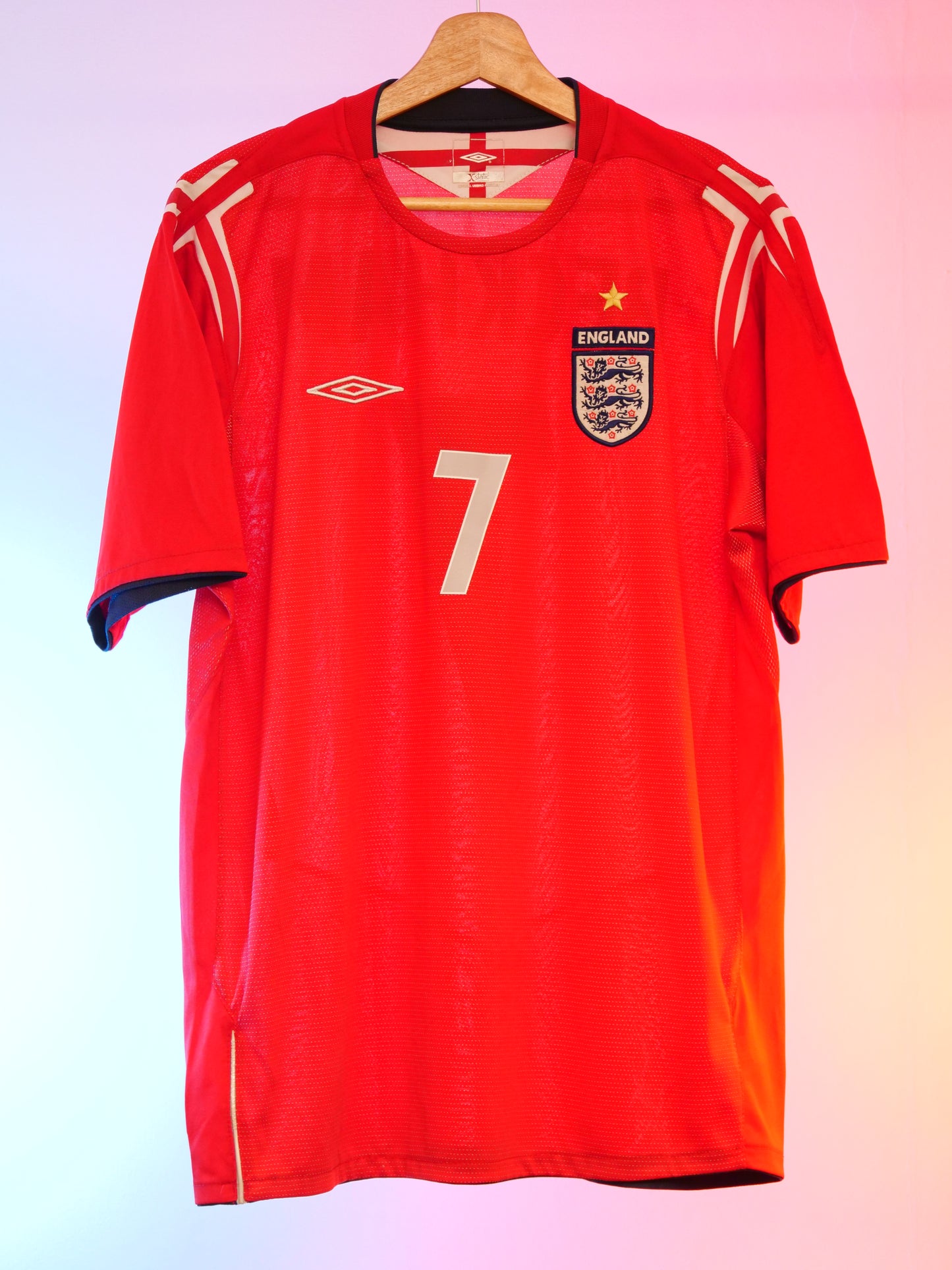England 2004/2006 Away (#7 Beckham) (L)