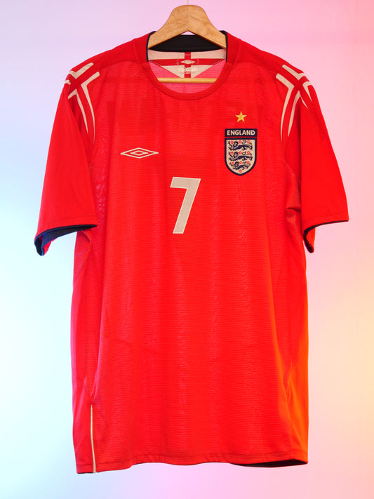 England 2004/2006 Away (#7 Beckham) (L)