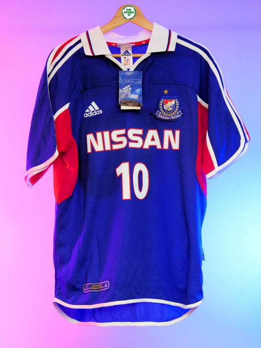Yokohama Marinos 2001 Home Shirt BNWT (#10 Nakamura) (M/L)