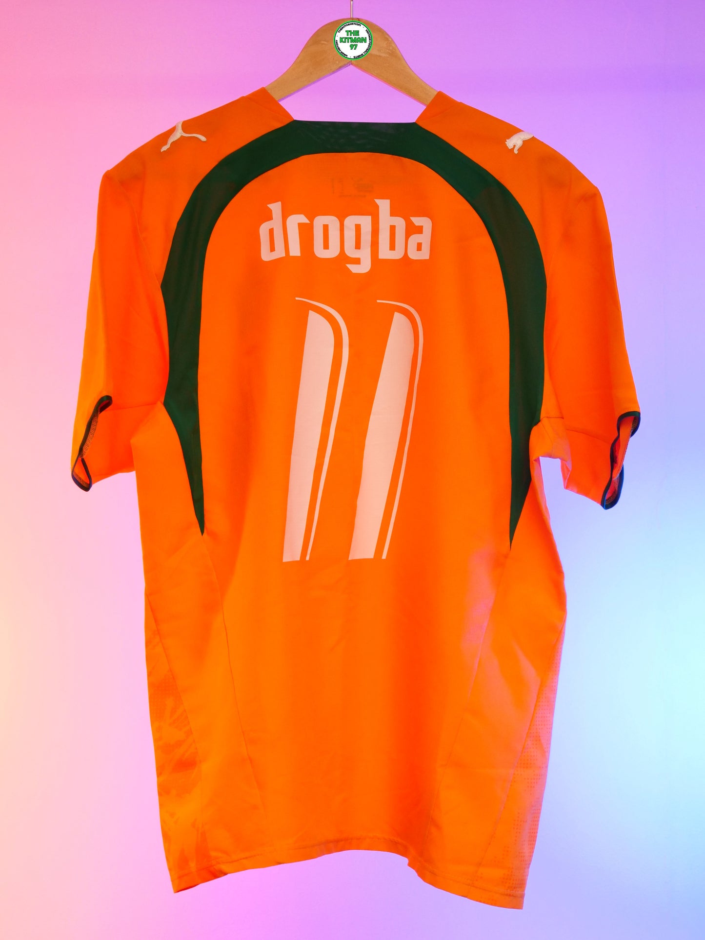 Ivory Coast 2006/2007 Home Shirt (#11 Drogba) (M)