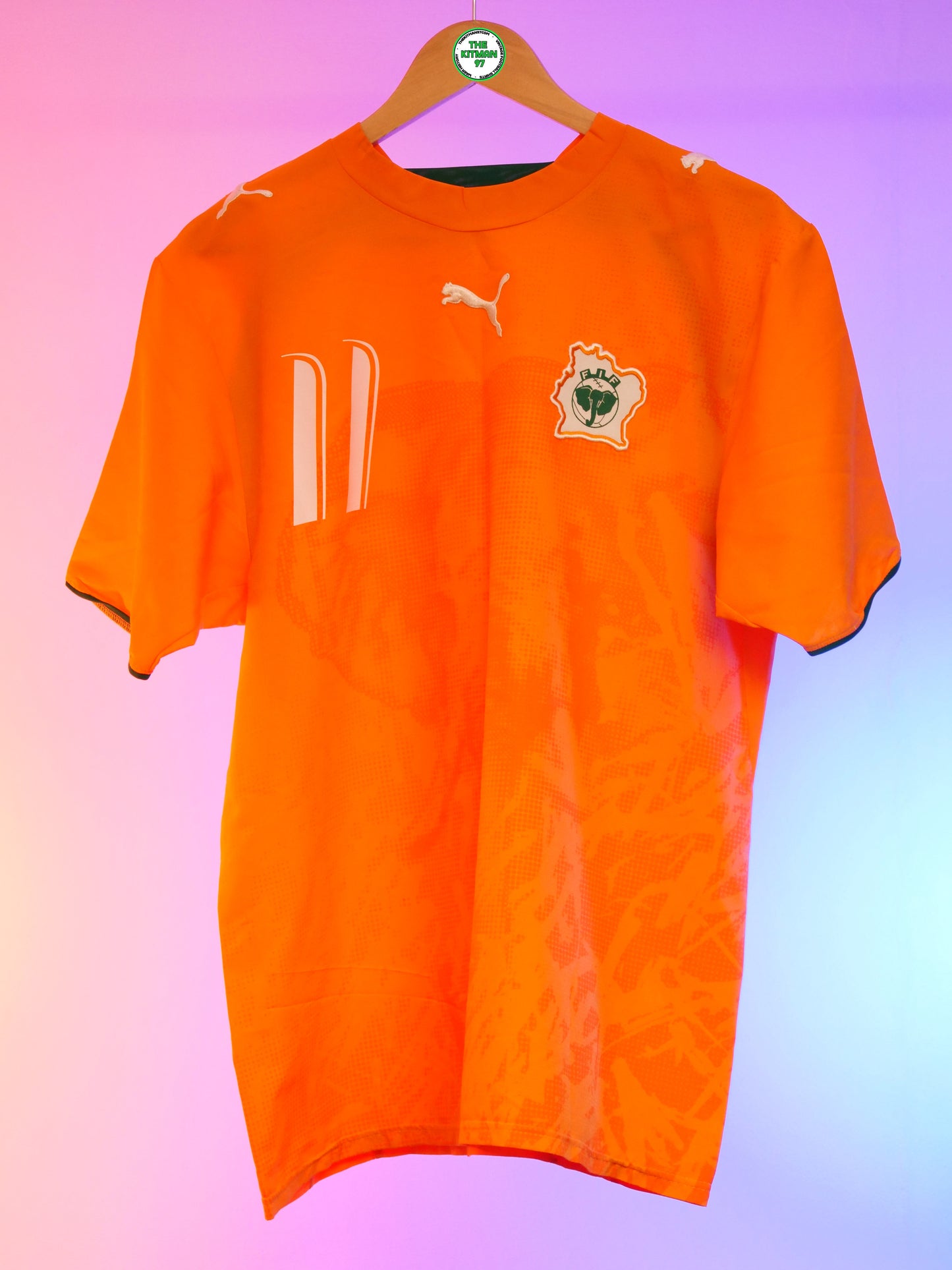 Ivory Coast 2006/2007 Home Shirt (#11 Drogba) (M)
