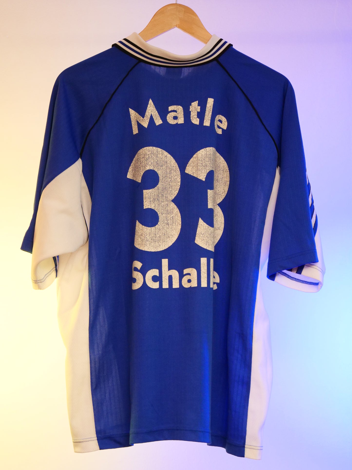 Schalke 04 1998/2000 Home Shirt (#33 Matle) (XL)