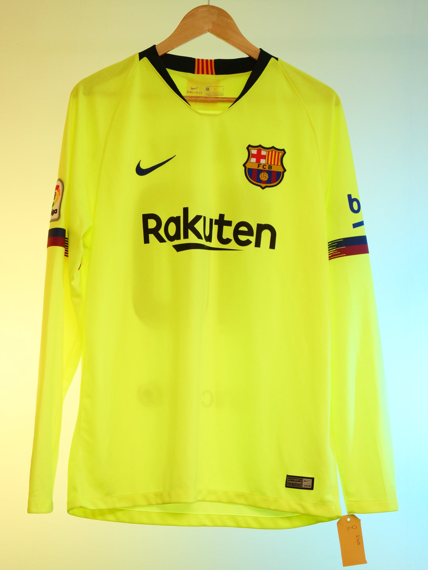 Barcelona 2018/2019 Away Longsleeve (#10 Messi) (L)