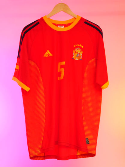 Spain 2002/2004 Home Shirt (#5 Puyol) (M)