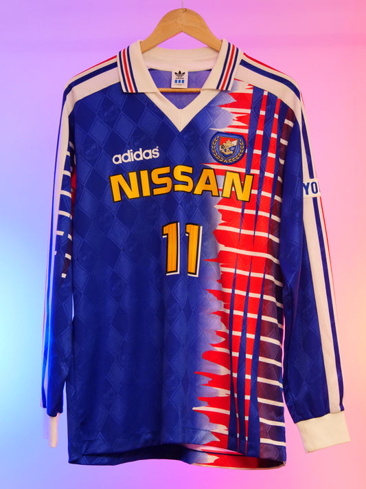 Yokohama Marinos 1994/1996 Home Shirt Longsleeve Rare (M/L)