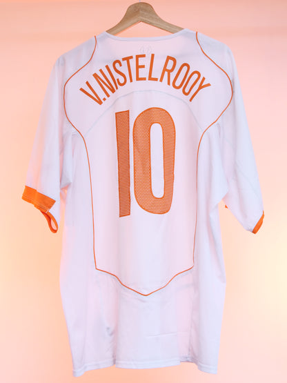 Netherlands 2004 Away Shirt (#10 Van Nistelrooy) (XXL)