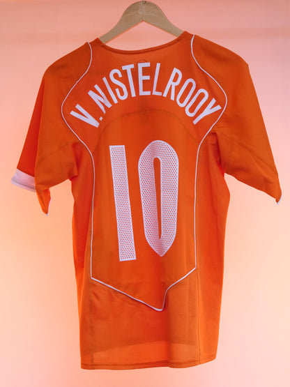Netherlands 2004 Home Shirt (#10 Van Nistelrooy) (L)
