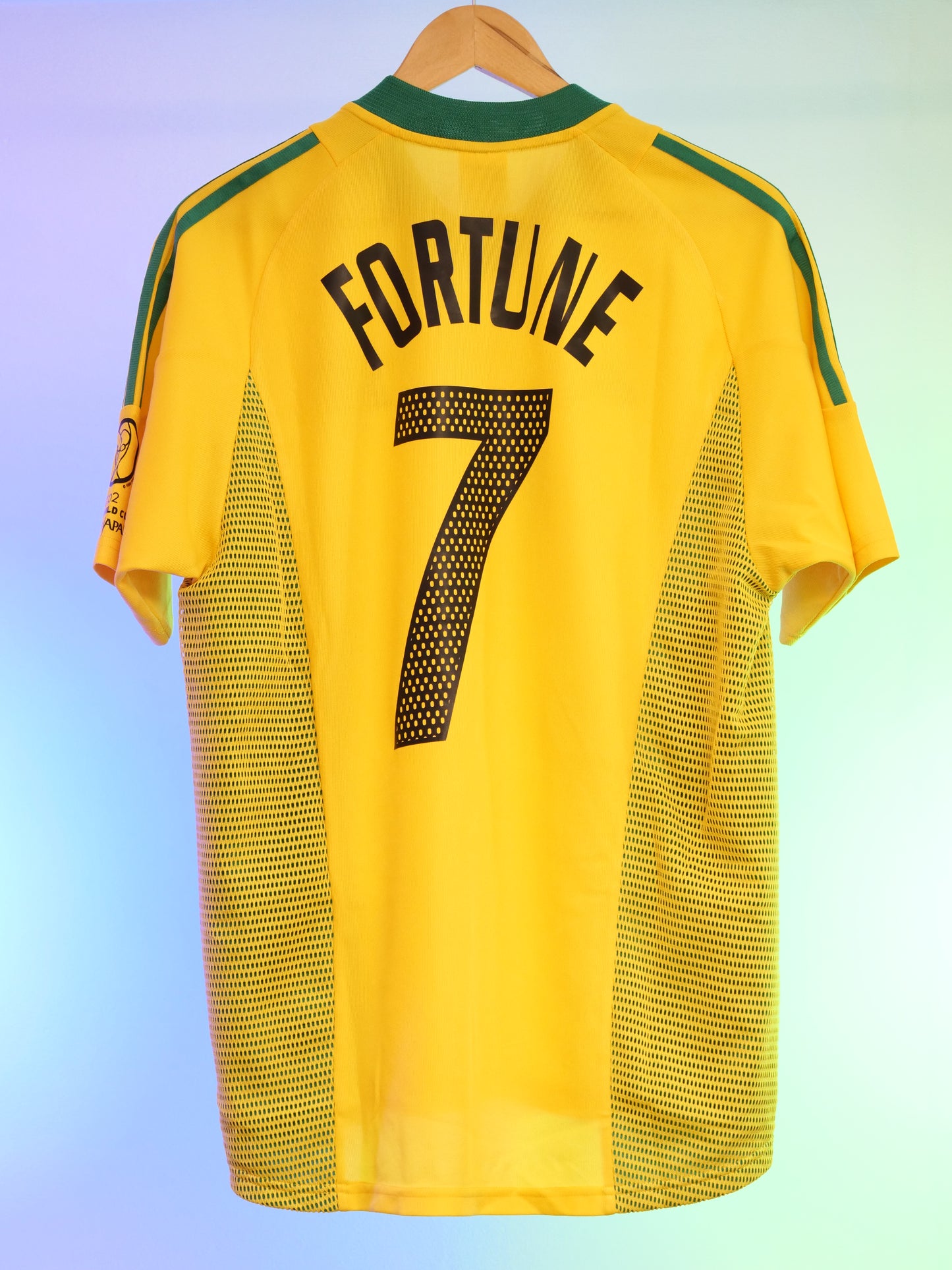 South Africa 2002 Home Shirt (#7 Fortune) (M)