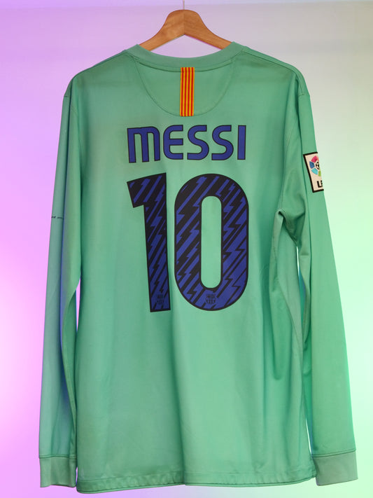 Barcelona 2010/2011 Away Shirt Longsleeve (#10 Messi) (L)
