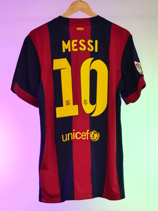 Barcelona 2014/2015 Home Shirt (#10 Messi) (L)