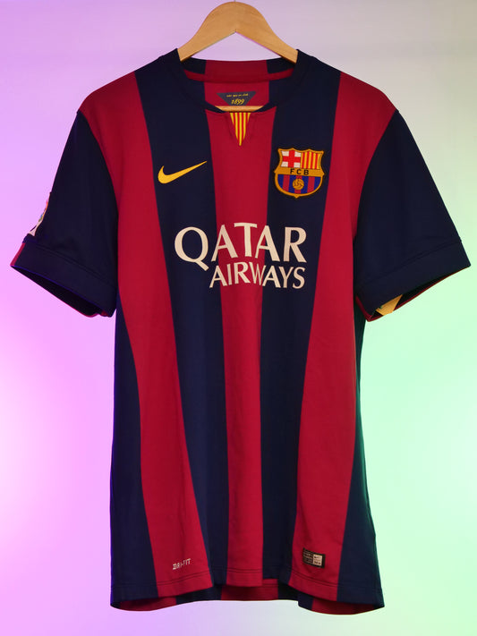 Barcelona 2014/2015 Home Shirt (#10 Messi) (L)