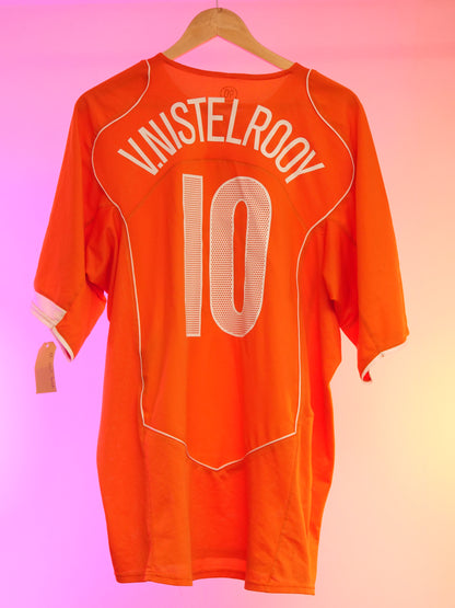 Netherlands 2004 Home Shirt (#10 Van Nistelrooy) (XXL)
