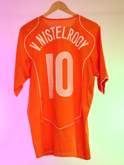 Netherlands 2004 Home Shirt (#10 Van Nistelrooy) (S)