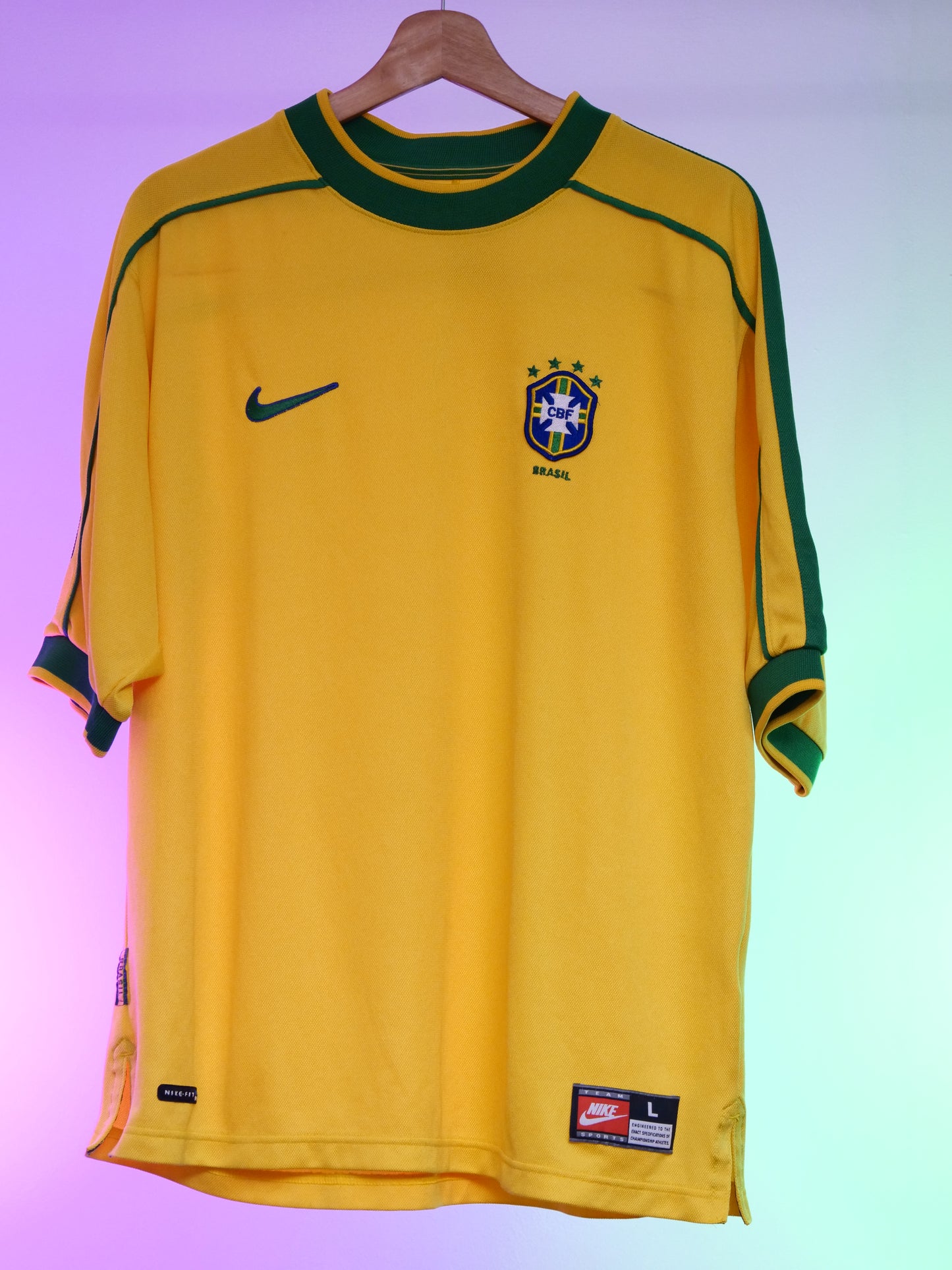 Brazil 1998 Home Shirt (L)