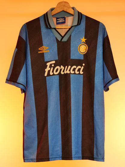 Inter Milan 1994/1995 Home Shirt (#10 Bergkamp) (L)