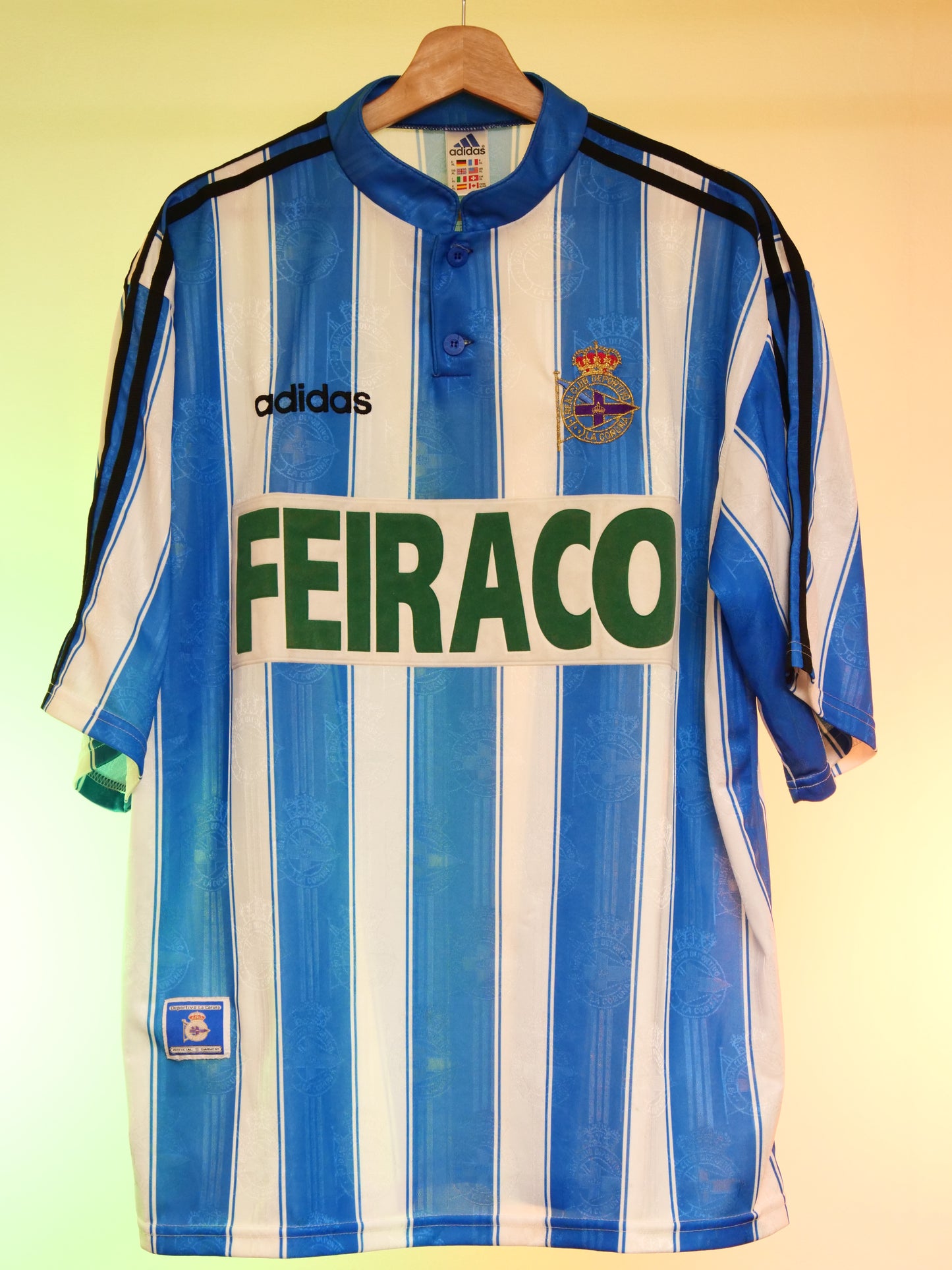 Deportivo La Coruna 1996/1998 Home Shirt (XL)