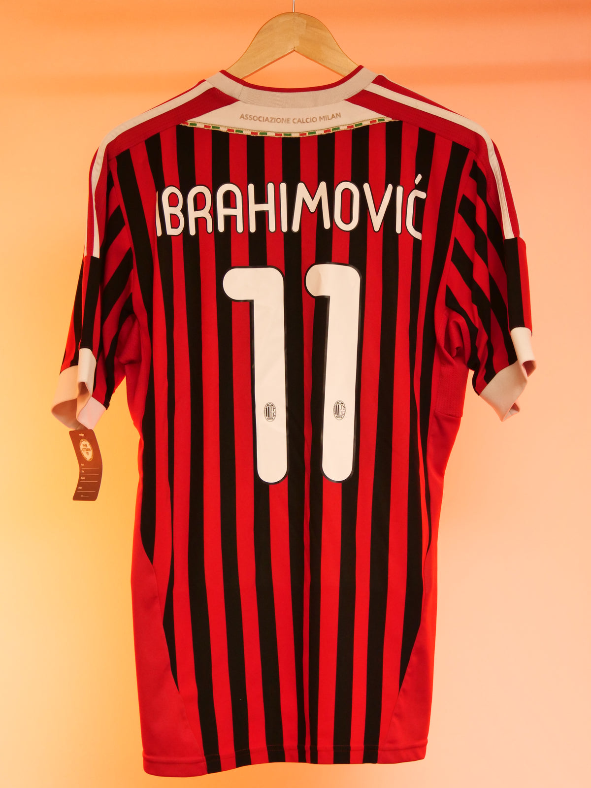 AC Milan 2011/2012 Home Shirt (#11 Ibrahimovic) (L)