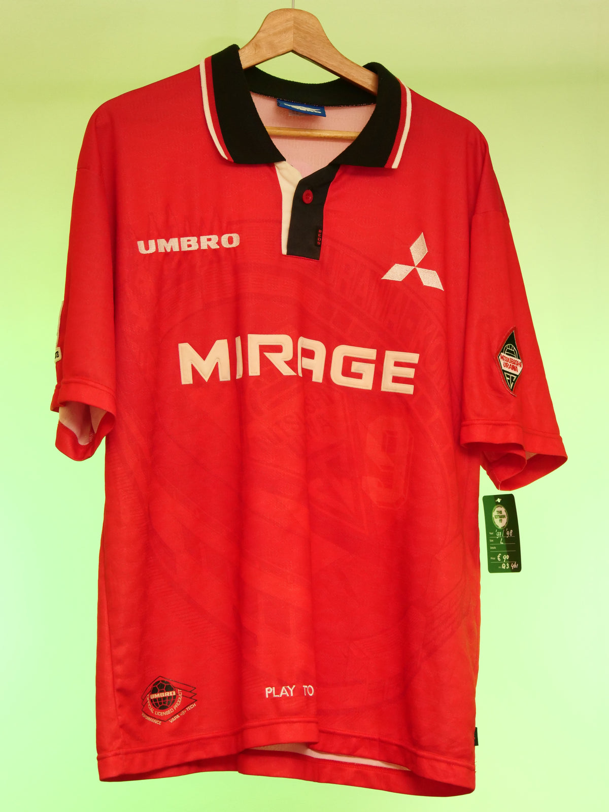 Urawa Red Diamonds 1996/1998 Home Shirt (L)