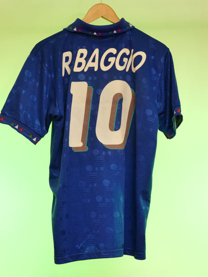 Italy 1994 Home Shirt (#10 Baggio) (L)