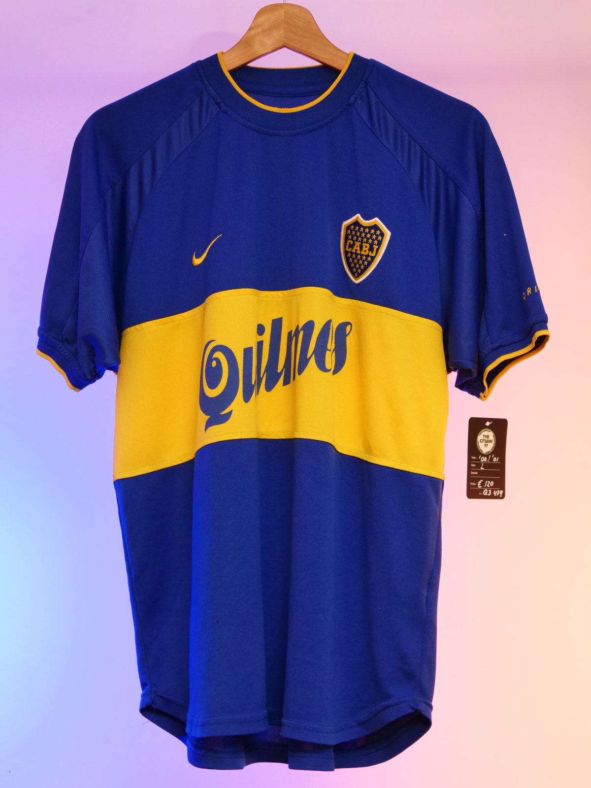 Boca Juniors 2000/2001 Home Shirt (L)
