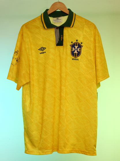 Brazil 1991/1993 Home Shirt (XL)