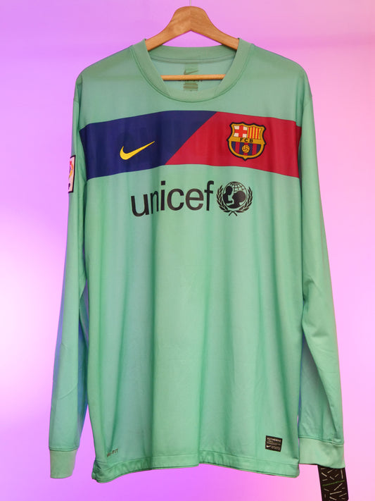Barcelona 2010/2011 Away Shirt (#7 David Villa) (XL)